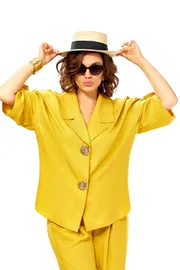 Suit Olga Style #S1013 gorchica