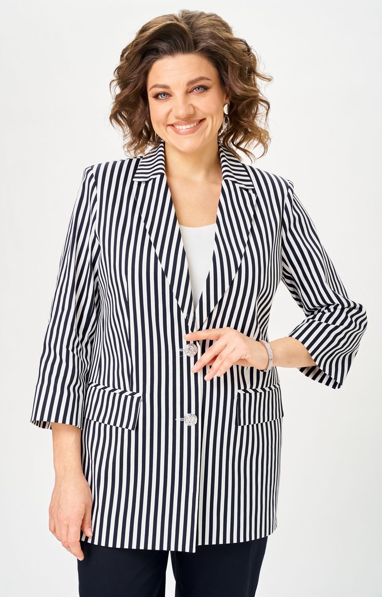 Костюм БелЭльСтиль арт. 762-324/609-323 синий принт