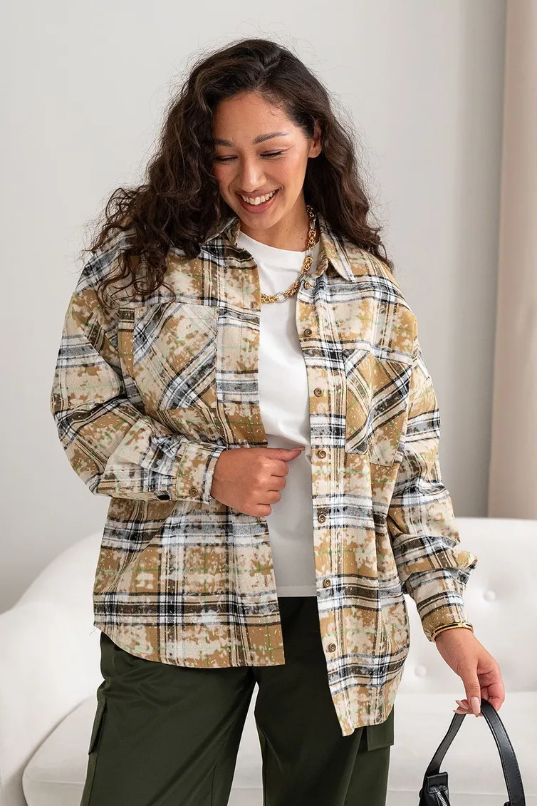Shirt TOOK A LOOK & Angelika #MD-24 oxra