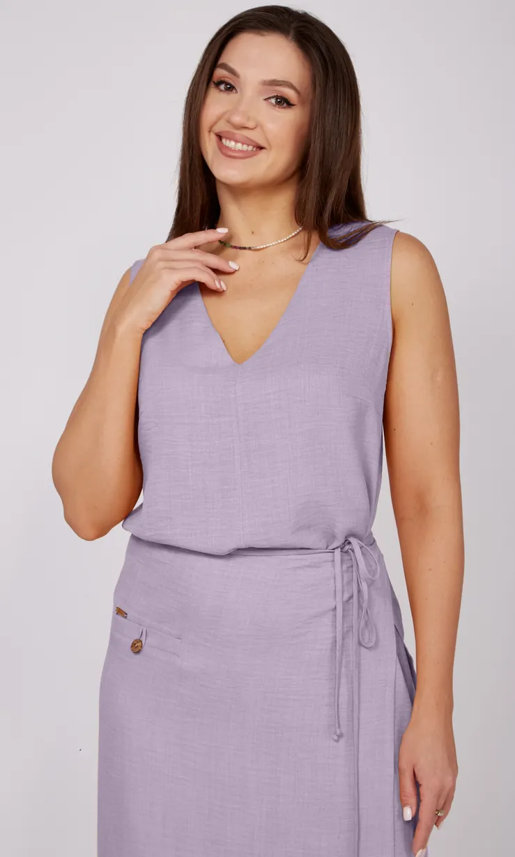 Sukienka Verita moda #N-2295 lavanda