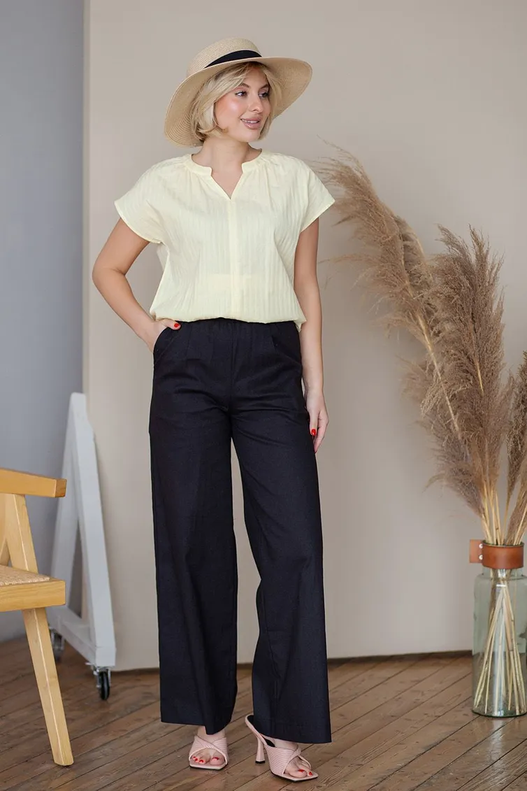 Blouse TOOK A LOOK & Angelika #MD-221 banan