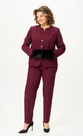 Garnitur Vilena-fashion 1210 burgundi
