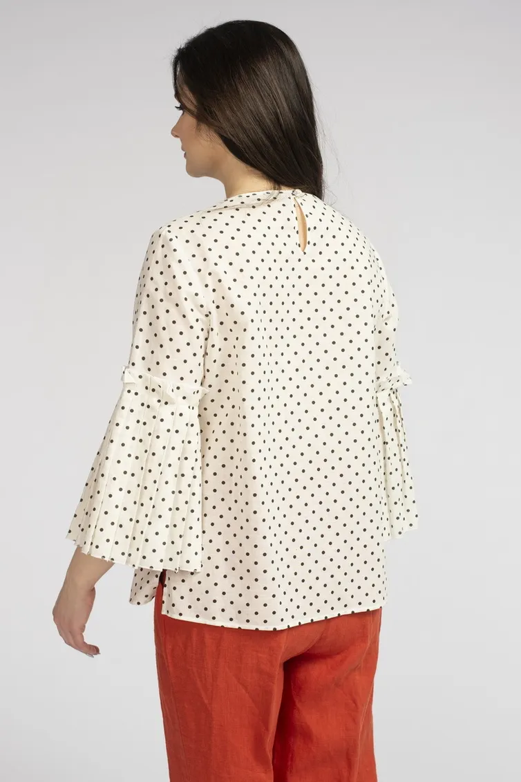 Bluzka FASHION CENTRE #L-3708 belyj v gorox