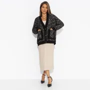 Sweter CHARUTTI #V modnom rezhime (black)