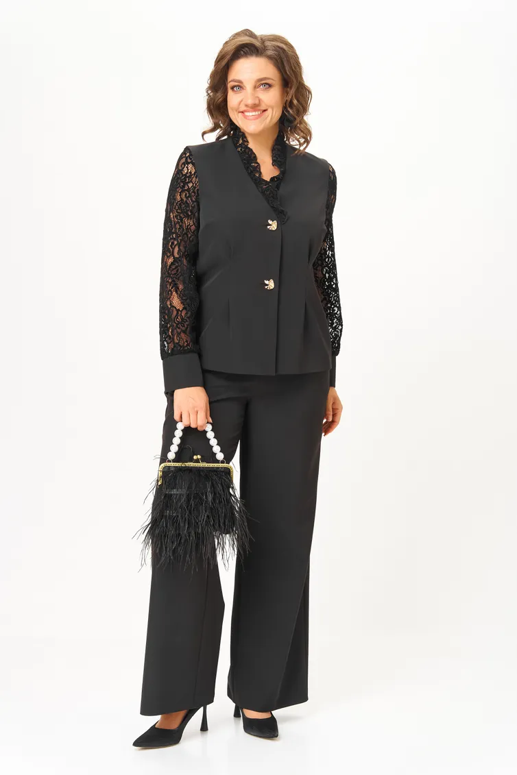 Garnitur Vilena-fashion #1130 chernyj