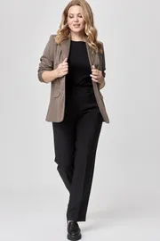 Żakiet BelElStyle #203-278 korichnevyj