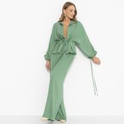 Костюмы, комплекты CHARUTTI арт. Серьезная леди (2 в 1, шалфей)