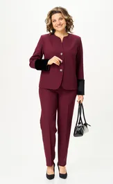 Garnitur Vilena-fashion 1210 burgundi
