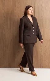 Trousers DILIA 4015 korichnevyj