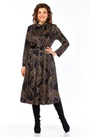 Dress Milora #1164/1 chernyj s listyami