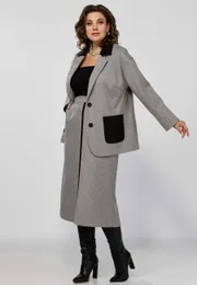 Spódnica Ava fashion #M-091 seryj
