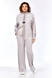 Suit Olga Style #S1001 svetlo-seryj