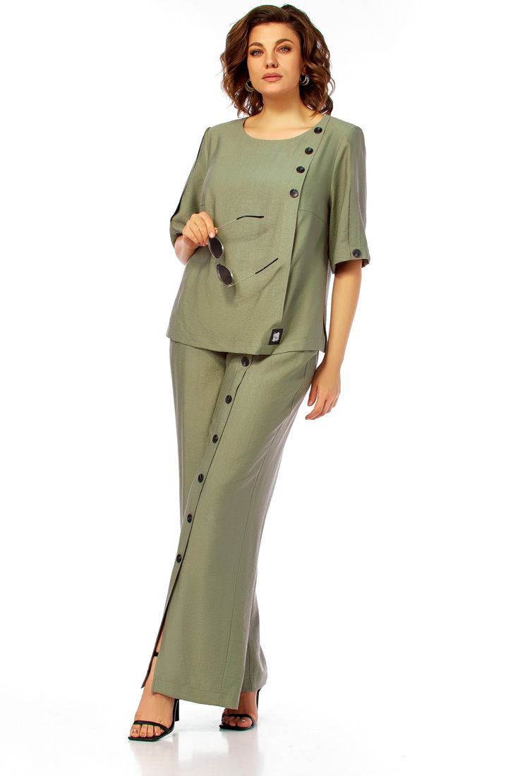 Костюм Ольга Стиль арт. С1022 хаки
