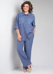 Костюм OVERYOU арт. 147 джинсовый