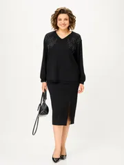 Garnitur Vilena-fashion #1169 chernyj
