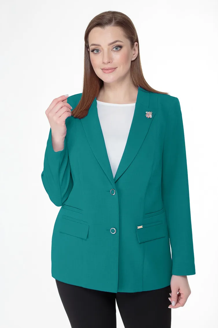 Żakiet Elite Moda #4251 biryuza
