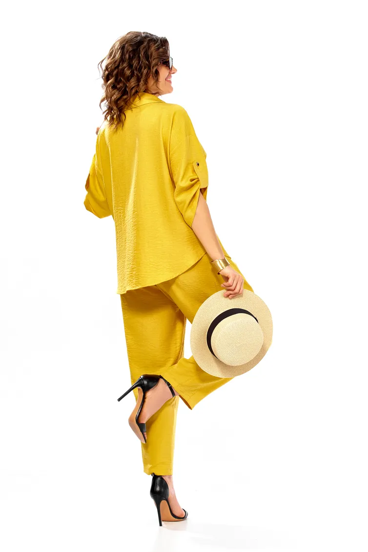 Suit Olga Style #S1013 gorchica