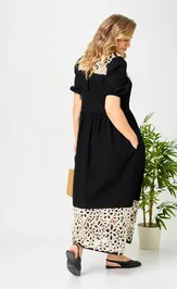 Dress Ava fashion M-192 chernyj