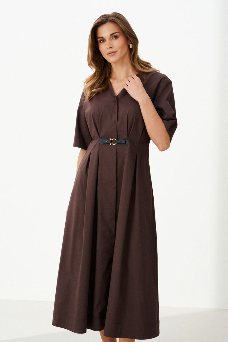 Платье Panda арт. 122680 коричневый