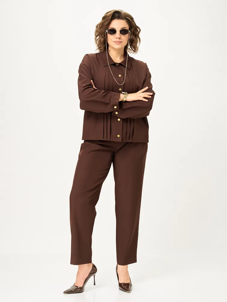 Garnitur Vilena-fashion #1171 shokolad