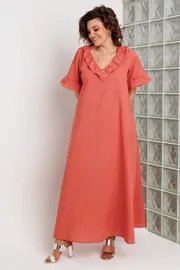 Платье BegiModa арт. 1066 коралл