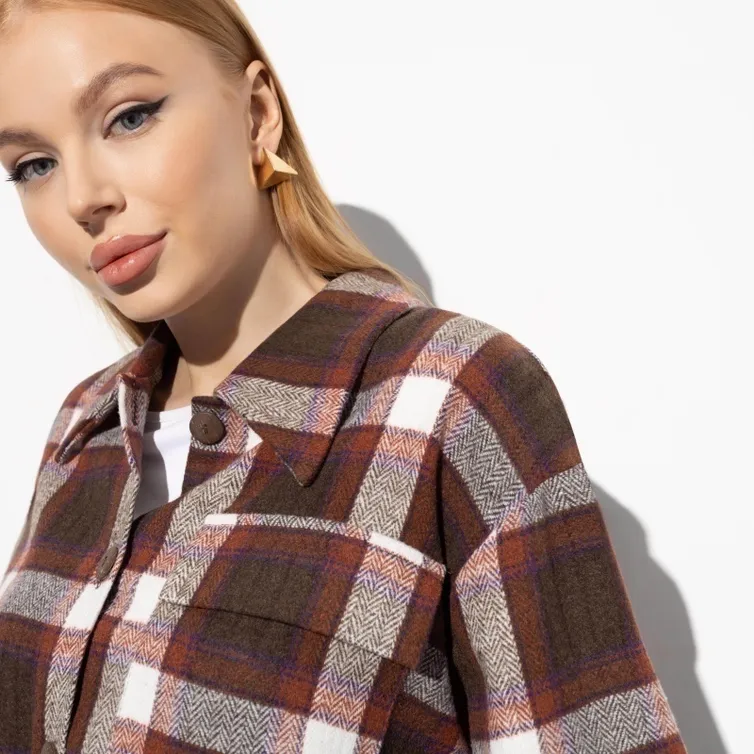 Koszula CHARUTTI #Navsegda v serdce (style brown)