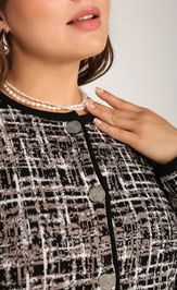 Жакет BONADI 2124 черный-капучино