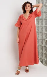 Платье BegiModa 1066 коралл