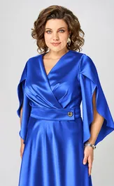 Dress Anastasia MAK 1309 lazurno-sinij