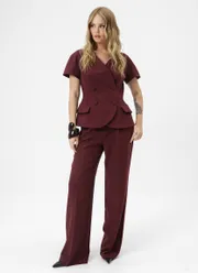 Suit Pirs #6994 marsala
