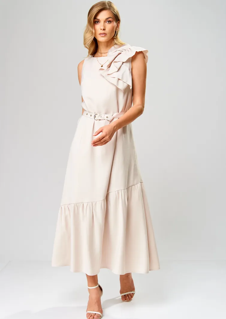Dress LAIKONY #L-933 bezhevyj