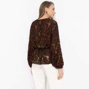 Blouse CHARUTTI #Gromche slov (shokolad)