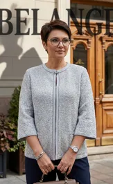 Жакет BELANGE 3716 джинс