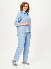 Suit Vilena-fashion #1158 goluboj