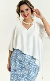 Blouse SOVA 11217 molochnyj