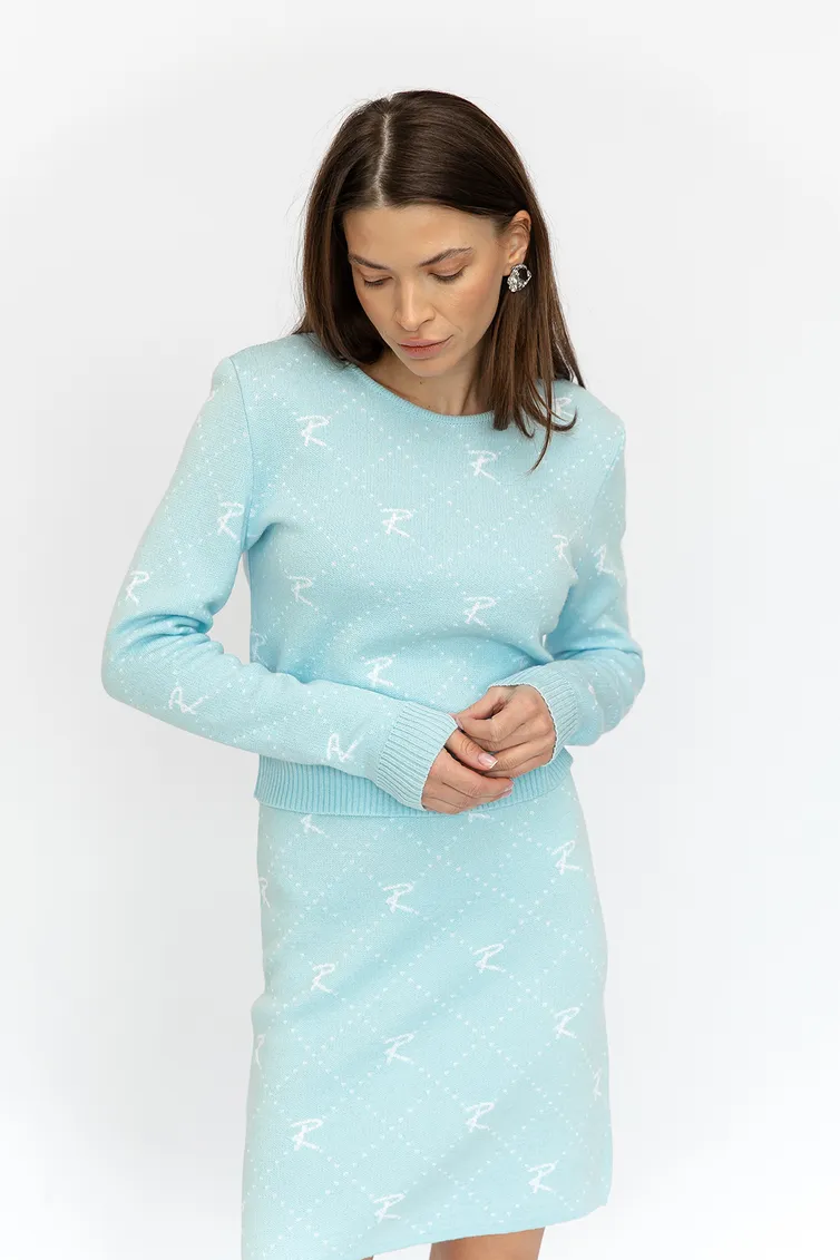 Suit Romgil #RV0019-XL2 bledno-goluboj, belyj