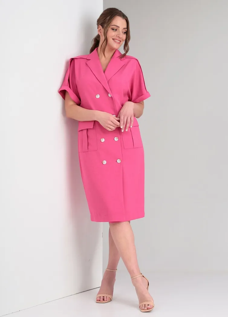 Sukienka Vilena-fashion #812 fuksiya