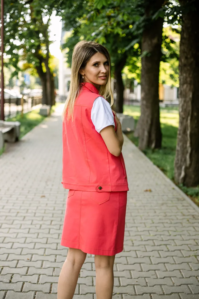 Spódnica MARIKA #432/2 Korall