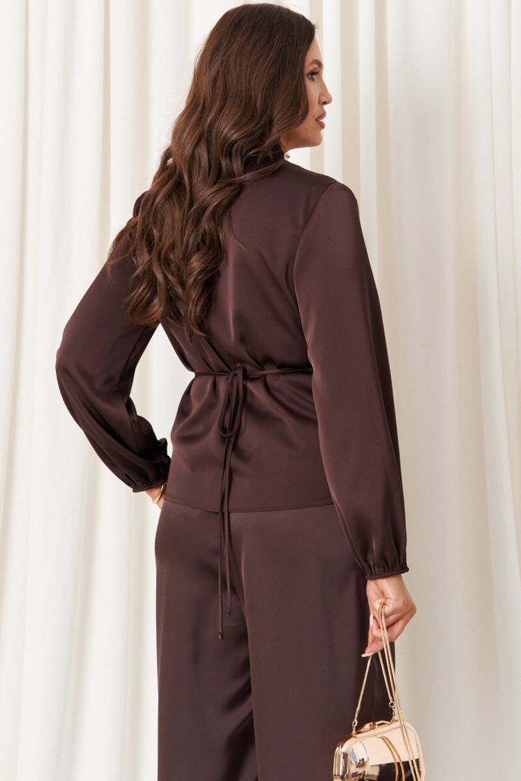 Блузка Panda арт. 119440 коричневый