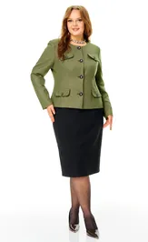 Garnitur Anastasia MAK 1354 Zeleno-chernyj