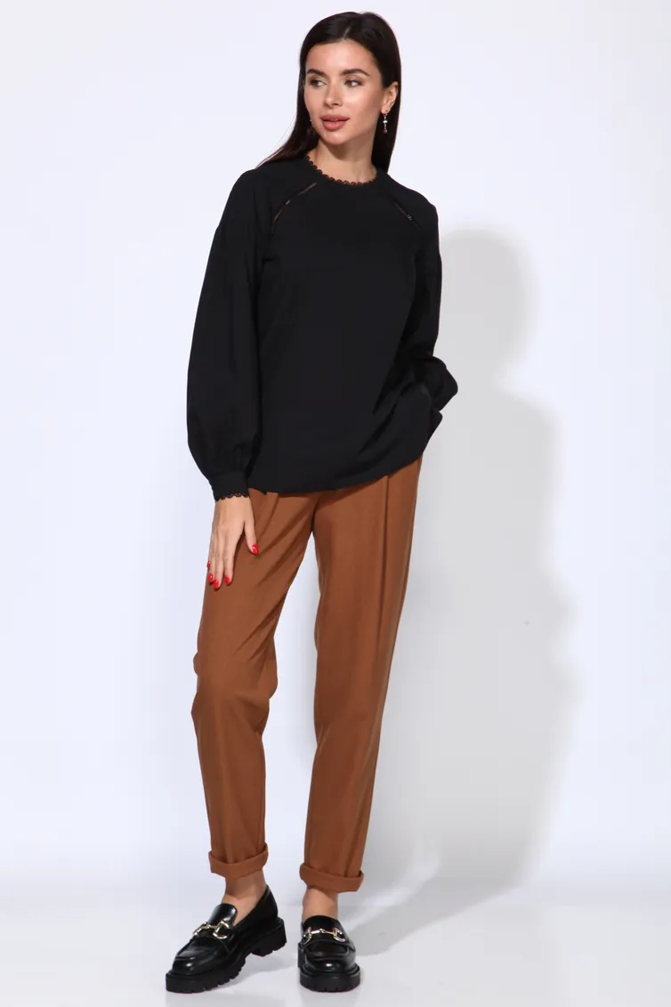 Bluzka Faufilure #S1208 chernyj