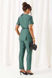 Костюм Beautiful & Free арт. 6451 бутылочно-зелёный