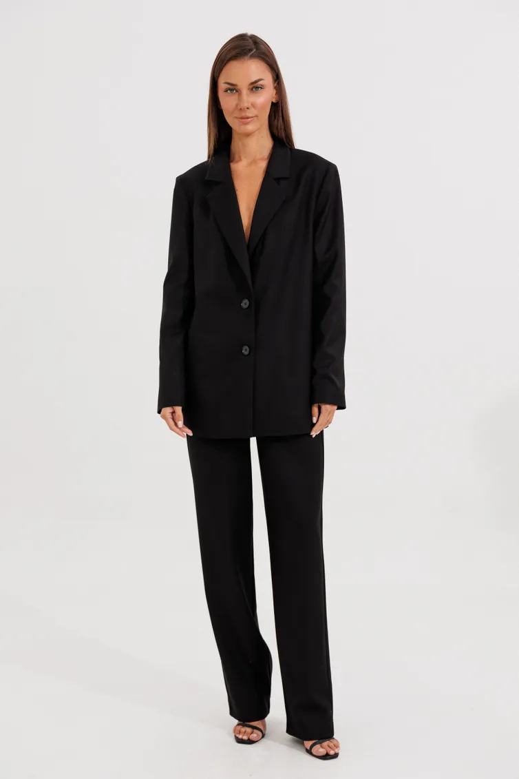 Trousers V&N fashion #1180_chernyj