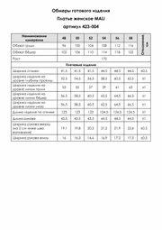 Платье MALI арт. 423-004 голубой