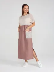 Sukienka BONADI #1964 kapuchino