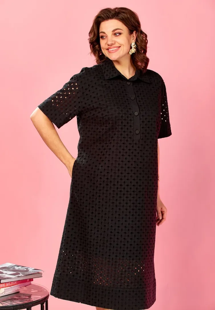 Sukienka Ava fashion #M-180 chernyj