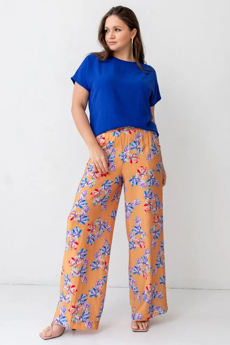 Blouse TOOK A LOOK & Angelika #TB-97v elektrik