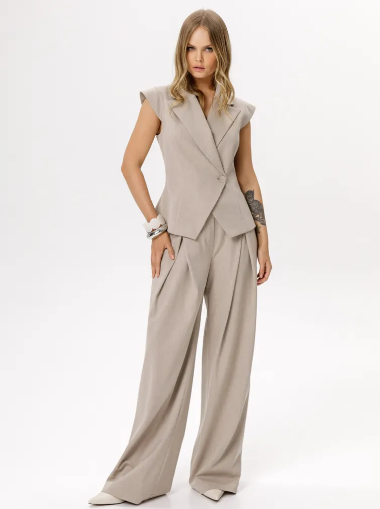 Suit Pirs #6542 bezhevyj