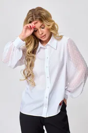 Blouse Abbi #4025 belyj