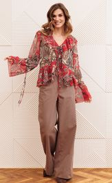 Костюм GIZART 5403 красно-коричневый капучино